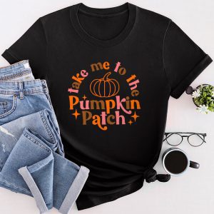 Take Me To The Pumpkin Patch Autumn Fall Thanksgiving Retro T-Shirt