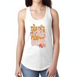 Take Me To The Pumpkin Patch Autumn Fall Thanksgiving Retro Tank Top 1