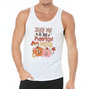 Take Me To The Pumpkin Patch Autumn Fall Thanksgiving Retro Tank Top 3 1