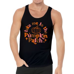 Take Me To The Pumpkin Patch Autumn Fall Thanksgiving Retro Tank Top 3 3