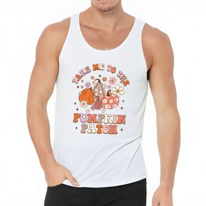 Take Me To The Pumpkin Patch Autumn Fall Thanksgiving Retro Tank Top 3 6