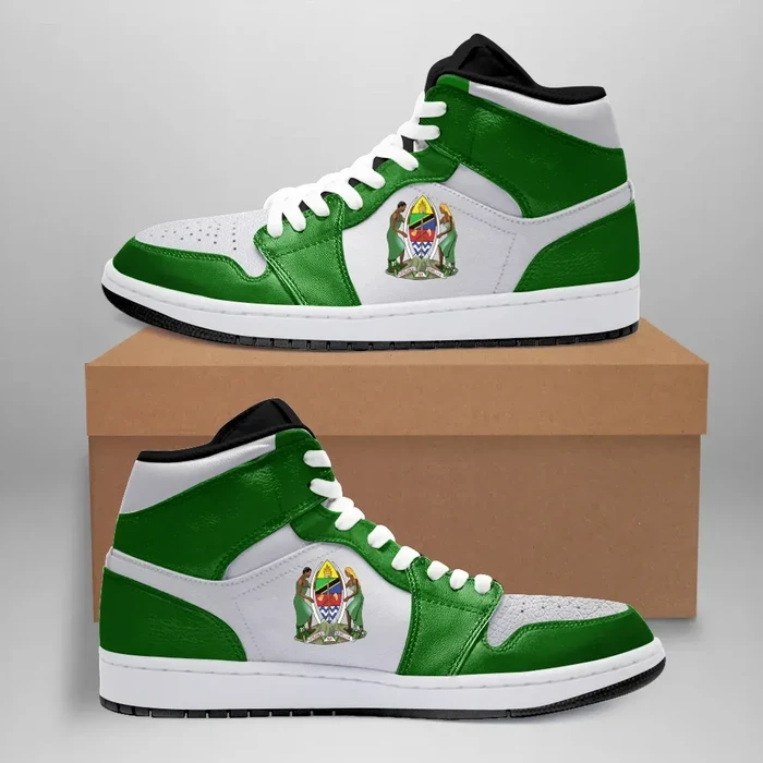 Tanzania High Sneakers Air Jordan 1 - Pine Green JD1 Shoes