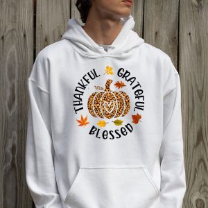 Thankful Grateful Blessed Pumpkin Thanksgiving Day Women Hoodie 2 4