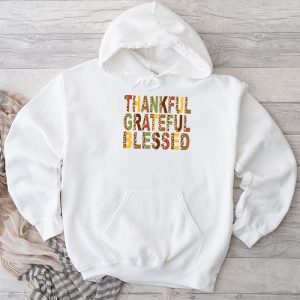 Funny Thanksgiving Shirts Thankful Grateful Blessed Pumpkin Thanksgiving Day Hoodie