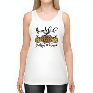 Thankful Grateful Blessed Pumpkin Thanksgiving Day Women Tank Top 2 1