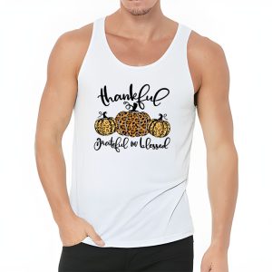 Thankful Grateful Blessed Pumpkin Thanksgiving Day Women Tank Top 3 1