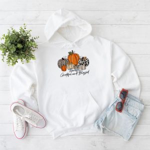 Thankful Grateful Blessed Thankful Pumpkin Thanksgiving Fall Hoodie 1 3