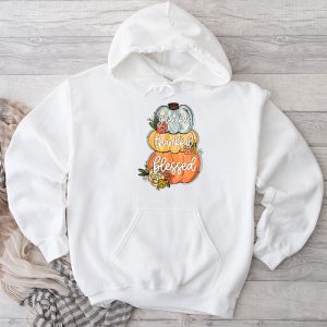 Thankful Grateful Blessed Thankful Pumpkin Thanksgiving Fall Hoodie