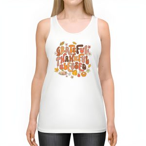 Thankful Grateful Blessed Thankful Pumpkin Thanksgiving Fall Tank Top 2 1