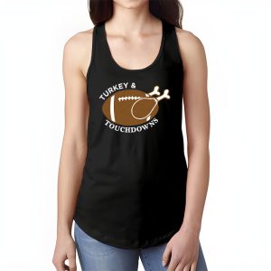 Thanksgiving Turkey And Touchdowns Football Men Kids Women Tank Top 1