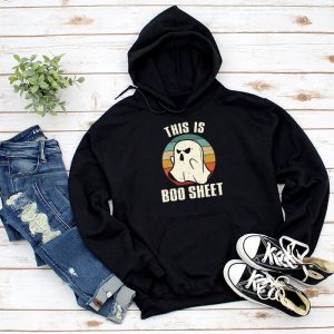 This Is Boo Sheet Ghost Retro Halloween Costume Men Women Hoodie 1 3