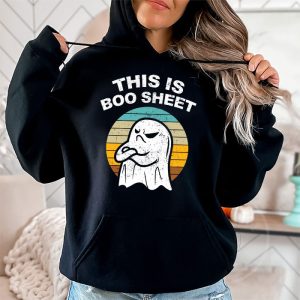 This Is Boo Sheet Ghost Retro Halloween Costume Men Women Hoodie 2