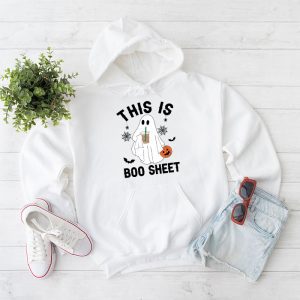 This Is Boo Sheet Spider Decor Ghost Spooky Halloween Hoodie 1 4