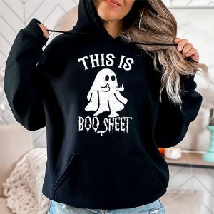 This Is Boo Sheet Spider Decor Ghost Spooky Halloween Hoodie 2