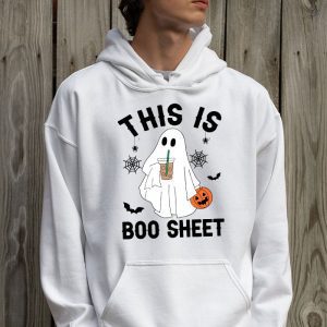 This Is Boo Sheet Spider Decor Ghost Spooky Halloween Hoodie 2 4