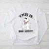 This Is Boo Sheet Spider Decor Ghost Spooky Halloween Longsleeve Tee