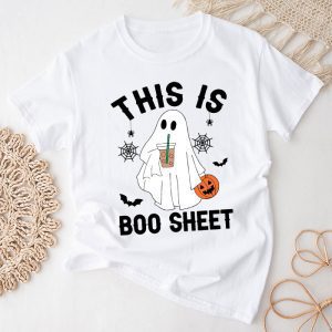 Halloween Shirt Ideas This Is Boo Sheet Spider Decor Ghost Spooky Special T-Shirt