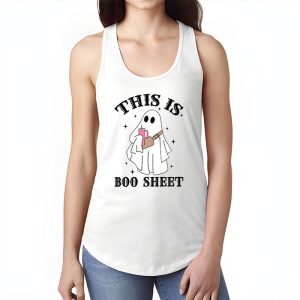 This Is Boo Sheet Spider Decor Ghost Spooky Halloween Tank Top 1 1