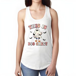 This Is Boo Sheet Spider Decor Ghost Spooky Halloween Tank Top 1 3