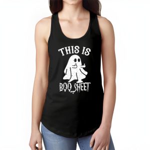 This Is Boo Sheet Spider Decor Ghost Spooky Halloween Tank Top 1