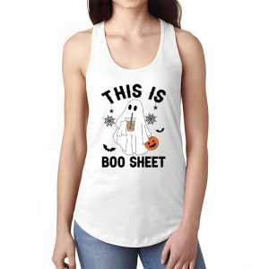 This Is Boo Sheet Spider Decor Ghost Spooky Halloween Tank Top 1 4