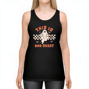 This Is Boo Sheet Spider Decor Ghost Spooky Halloween Tank Top 2 2