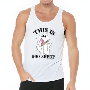 This Is Boo Sheet Spider Decor Ghost Spooky Halloween Tank Top 3 1