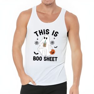 This Is Boo Sheet Spider Decor Ghost Spooky Halloween Tank Top 3 4