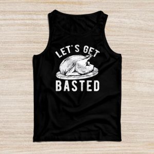 Time To Get Basted Funny Beer Thanksgiving Turkey Gift Tank Top