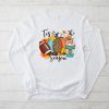 Tis The Season Pumpkin Leaf Latte Fall Thanksgiving Football Longsleeve Tee