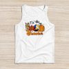 Tis The Season Pumpkin Leaf Latte Fall Volleyball Tank Top