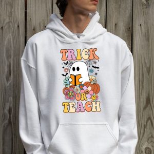 Trick Or Teach Funny Teacher Halloween Costume Hoodie 2 3