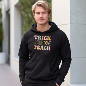 Trick Or Teach Funny Teacher Halloween Costume Hoodie 3