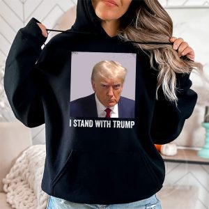 Trump 2024 Mugshot I Stand with Trump Hoodie 2 1