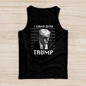 Trump 2024 Mugshot - I Stand with Trump Tank Top