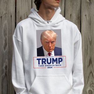 Trump 2024 Take America Back American Flag Trump 2024 Hoodie 2