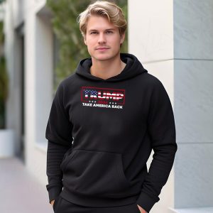 Trump 2024 Take America Back American Flag Trump 2024 Hoodie 3 2