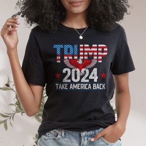 Trump 2024 Take America Back American Flag Trump 2024 T Shirt 2 1