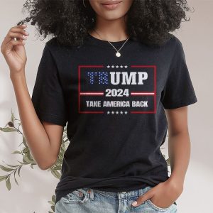 Trump 2024 Take America Back American Flag Trump 2024 T Shirt 2 3