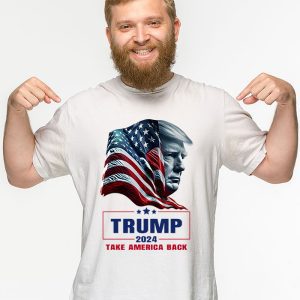 Trump 2024 Take America Back American Flag Trump 2024 T Shirt 2 4