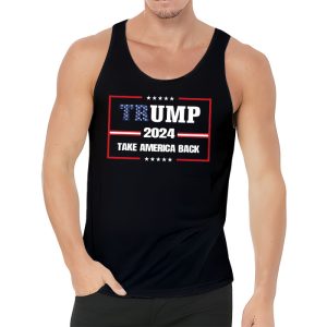 Trump 2024 Take America Back American Flag Trump 2024 Tank Top 3 3