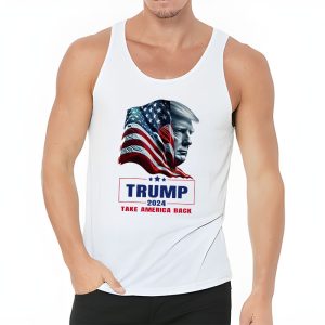 Trump 2024 Take America Back American Flag Trump 2024 Tank Top 3 4