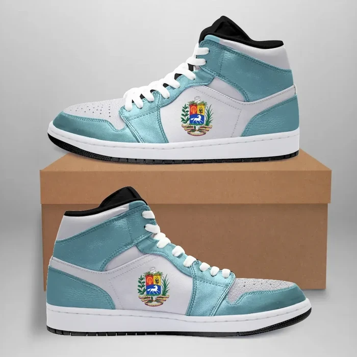 Venezuela High Sneakers Air Jordan 1 - Turbo Green JD1 Shoes