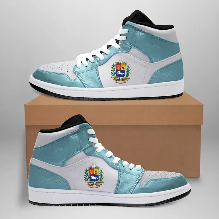 Venezuela High Sneakers Air Jordan 1 - Turbo Green JD1 Shoes