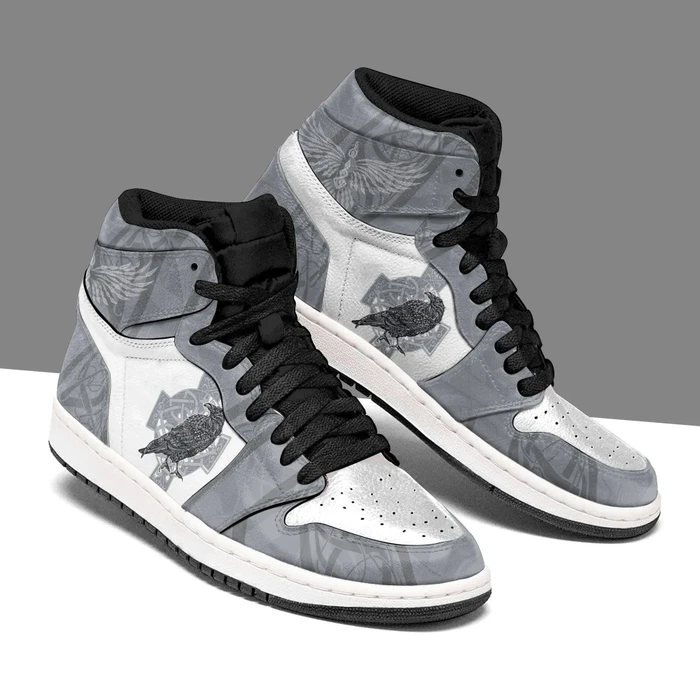 Vintage Raven Cross High Top Shoe Air Jordan 1 JD1 Shoes