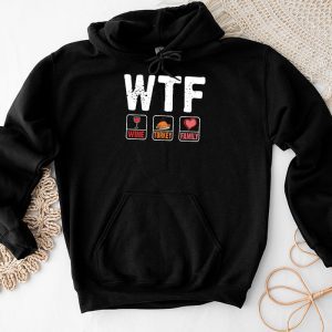 Thanksgiving Family Shirts WTF Wine Turkey Family Shirt Funny Gift Hoodie