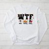 WTF Wine Turkey Family Shirt Funny Thanksgiving Day Tee Longsleeve Tee