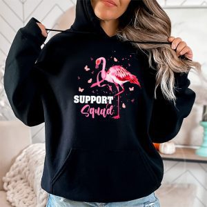 Warrior Support Squad Flamingo Breast Cancer Awareness Hoodie 2 2