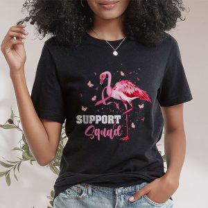 Warrior Support Squad Flamingo Breast Cancer Awareness T Shirt 2 2