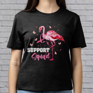 Warrior Support Squad Flamingo Breast Cancer Awareness T Shirt 3 2